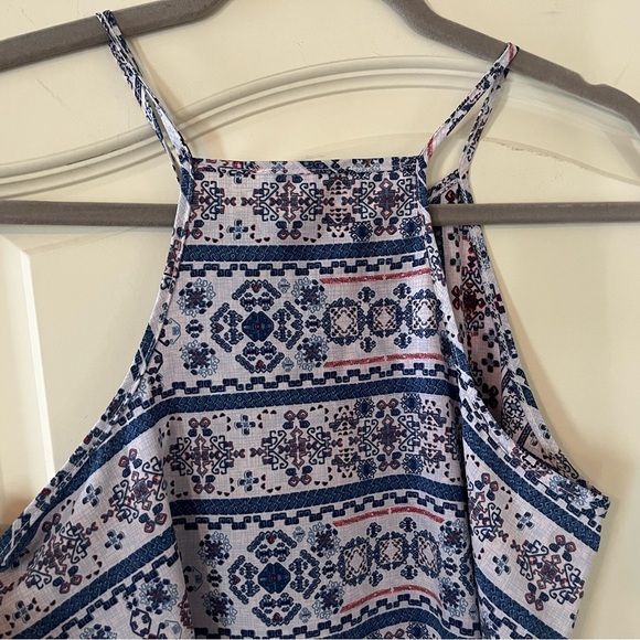 Moa Moa Polyester hi neck Strap Flowy Blouse Women’s Size XS - Picture 4 of 11